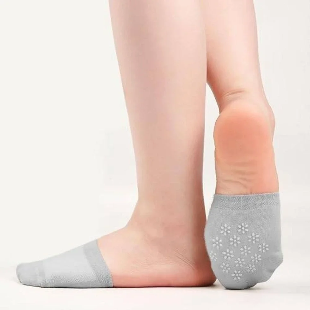 Set of 8 Murmorers Women's for Mules Half Socks Toe Topper Covers No Show In